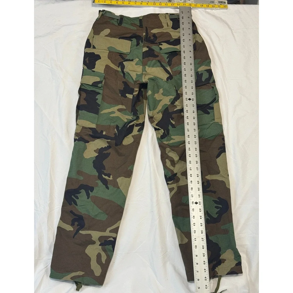 US Military Woodland Camo Cargo Pants Small Regular 8415-01-390-8943 Ripstop